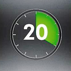 Up to 20 minutes of powerful fade-free suction