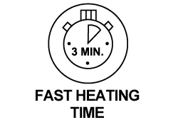 Fast Heating Time